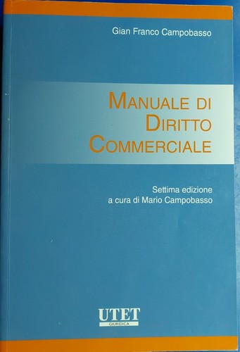 Manuale diritto commerciale - diritto,