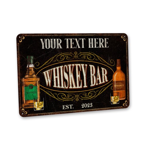 Insegna personalizzata whisky