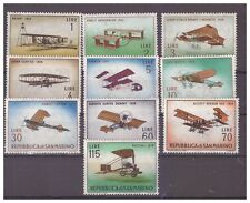 SAN MARINO 1962 -  STORIA DELL'AVIAZIONE  -  SERIE   NUOVA    ** MNH