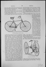 Antico vecchio triciclo stampa