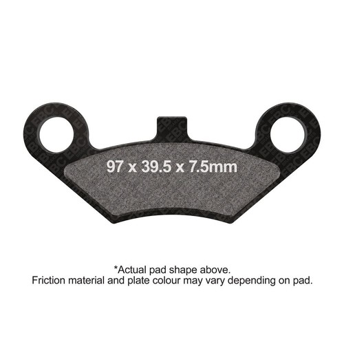 Ebc motorcycle brake pads - ebc, tt
