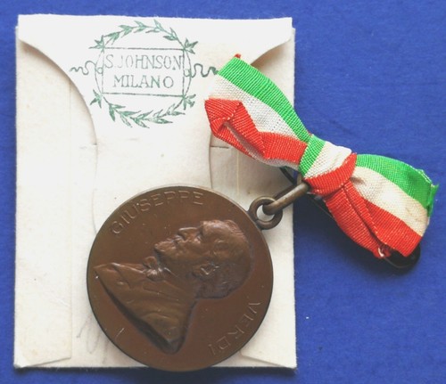 Medaglia giuseppe verdi - giuseppe,