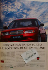 ROVER 620 "L'EMOZIONE" 1994 PUBBLICITÀ ADVERTISING WERBUNG ITALIAN CLIPPING
