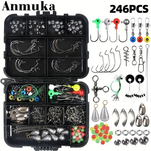 246 piece complete fishing - 246-piece,