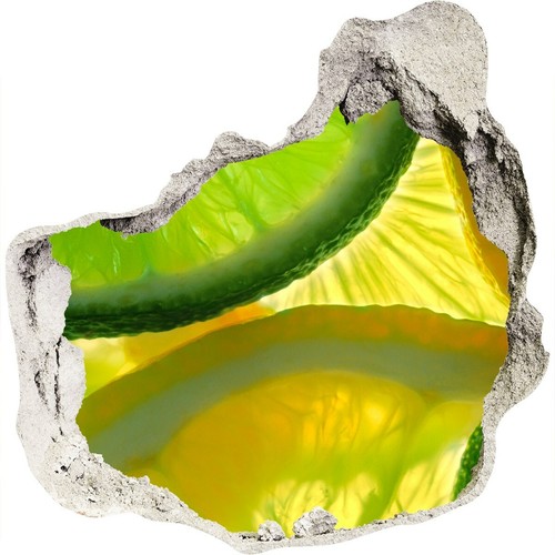 Adesivo murale lime limone - murale,