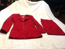 VALENTINO MISS V COM.TO DONNA GIACCA GONNA VINTAGE LANA SETA TG 42 C. 7546 ITALY