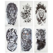  6 Fogli Tatuaggi Tatuaggi