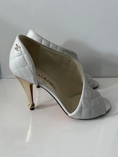 Chanel trapuntato pelle bianca