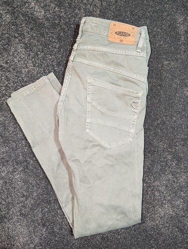 Jeans skinny verde salvia