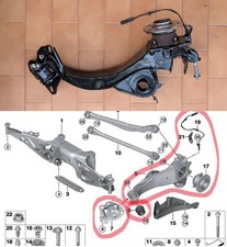 barra longitudinale posteriore destro R right MINI JCW F55 F56 ORIGINALE 2023