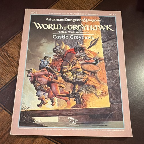 Tsr world greyhawk wg7 - tsr,
