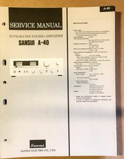 Sansui A-40 Amplificatore