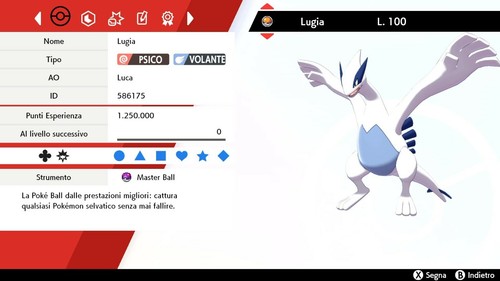 Lugia battle ready - 6, iv