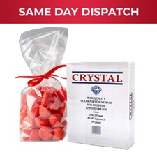 Sacchetti in polietilene plastica resistente trasparente cristallo per conservazione verdure - tutte le misure