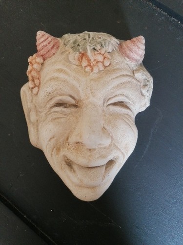 Maschera teatro greco muro - maschera,