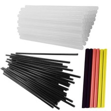 6 pacchi stick colla a caldo 7,2 11 mm trasparente bricolage confezione nero