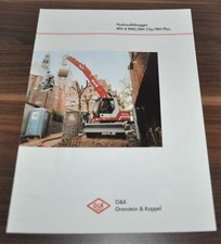 Brochure brochure escavatore