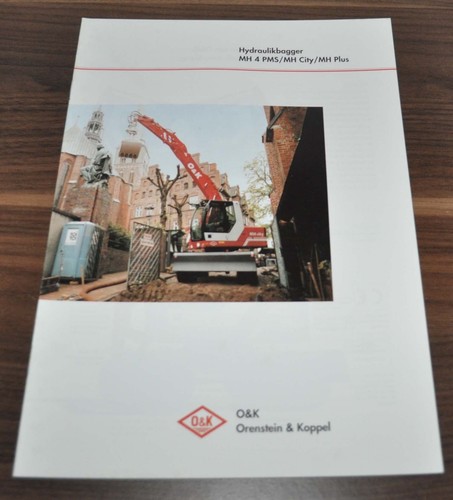 Brochure brochure escavatore