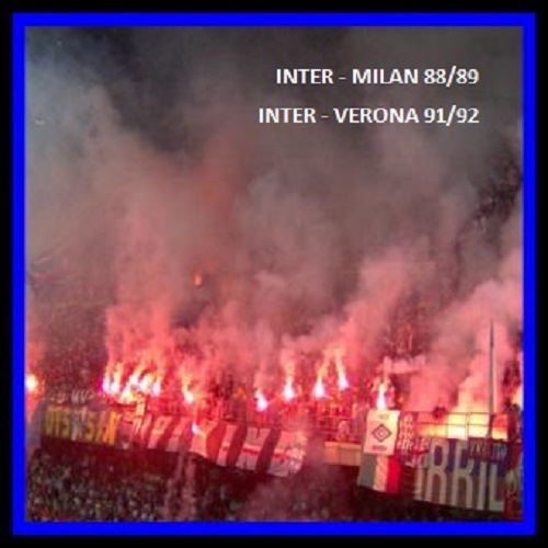 Tifo curva nord - inter, in