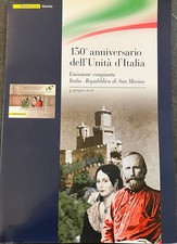ITALIA 2011 FOLDER 150°ANNIVERSARIO UNITA^D'ITALIA  VALORE FACCIALE 18 EURO