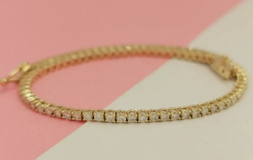 Bracciale tennis 50ct taglio - 3,50ct,
