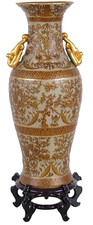 Vaso cinese tavolo terra - vaso,