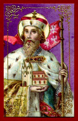 Santino holy card san leopoldo - card,