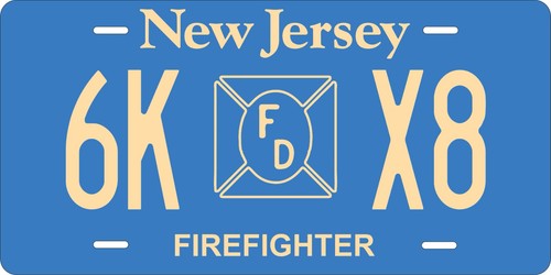 New jersey pompiere blu fuoco - pompiere,