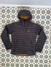 Piumino alpino microlight uomo Rab piumino imbottito con cappuccio - Medium - Grigio