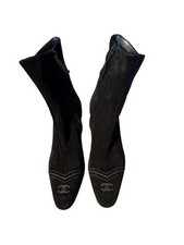 Stivali chanel vintage logo - chanel,