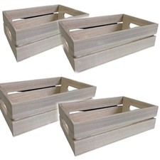 Set 4 Cassette in legno