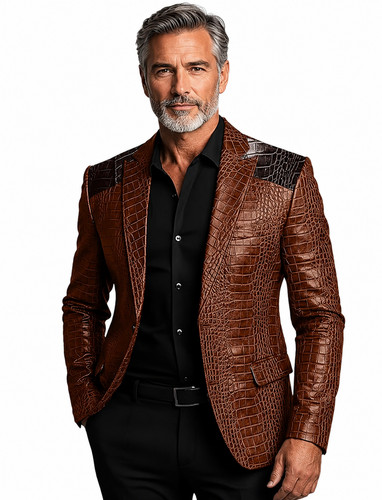 Blazer uomo pelle - , modello
