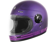 Casco integrale moto retrò