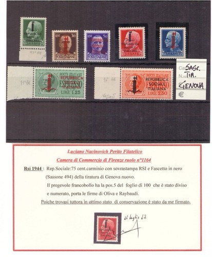Francobolli serie - francobolli, r.s.i.