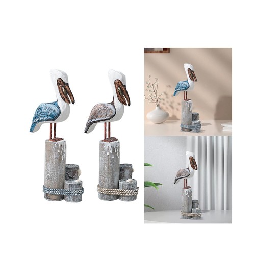 Decoro legno pellicani - decoro,