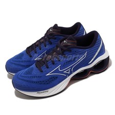 Scarpe da corsa su strada uomo Mizuno Wave Creation 24 blu bianco sneakers J1GC2301-53
