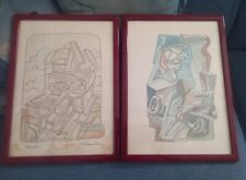 Coppia Quadri Cornice Vetro