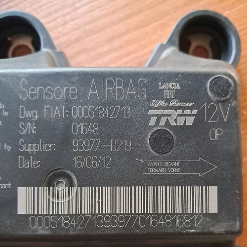 Centralina airbag fiat panda - centralina,