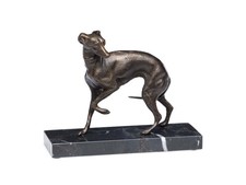 Scultura cane Whippet - statua