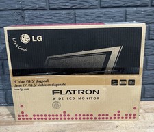 Black 19” LG Flatron W1943TB