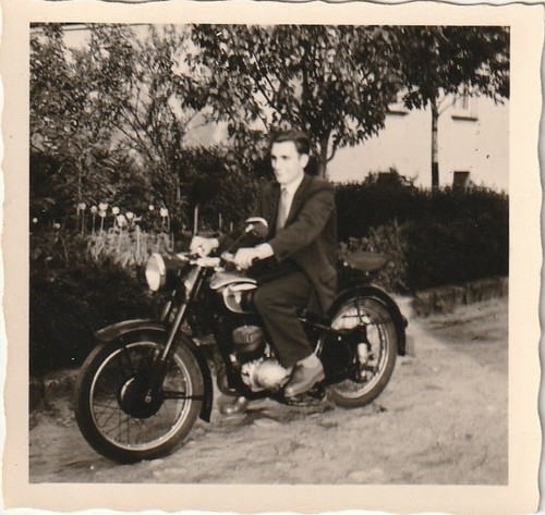 Foto epoca uomo dkw rt - foto, d'epoca