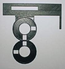 Adattatore pellicola disco Kodak realizzato per scanner Canon CanoScan 8800F/9000F/9500