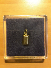 CIONDOLO IN ARGENTO MASSICCIO 800/1000 PLACCATO ORO ZECCHINO 24 CARATI