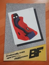 Pubblicità Advertising BF SEDILI SPORTIVI E COMPETIZIONE