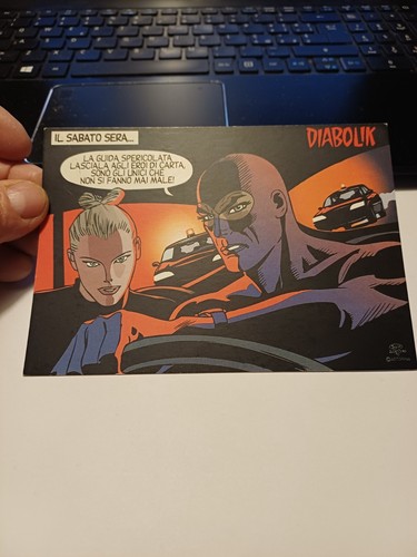 Cartolina diabolik promocard - cartolina,