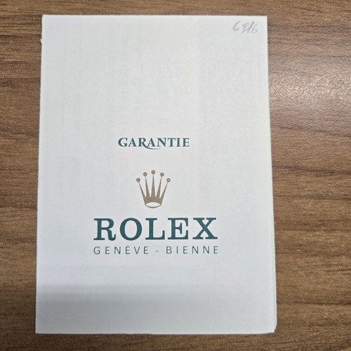 Certificato garanzia rolex - garanzia,