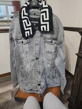 Giacca denim uomo Makobi