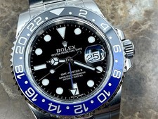 Rolex GMT Master 2 Nero Blu 40mm Automatico BatMan con Scatola Documenti Scheda
