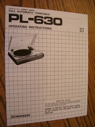 Pioneer 630 giradischi - pioneer,