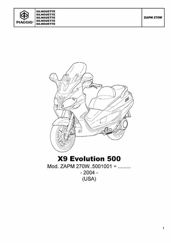 Piaggio vespa parts manual - vespa,